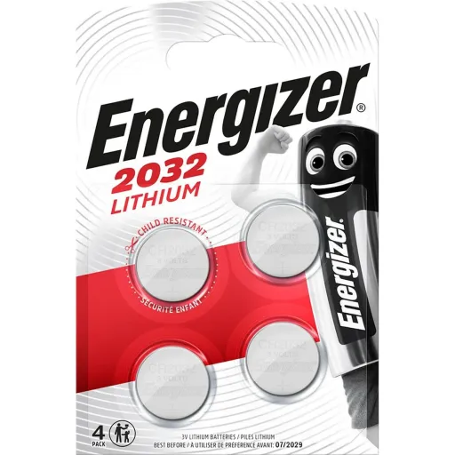 Pilhas Energizer CR2032 3 V (4 Unidades)