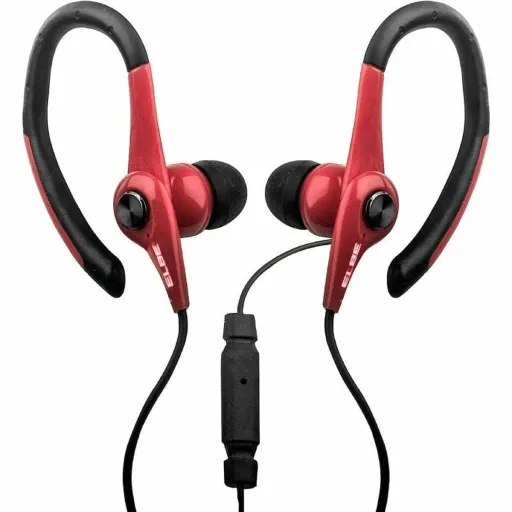 Auriculares Desportivos ELBE AU-107-MIC Preto