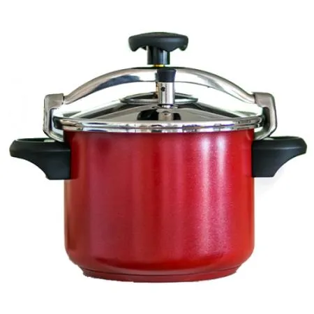 SILAMPOS - Panela de Pressão Tradicional 6L s/ Cesto Aço Inox Vermelha 64112L018760