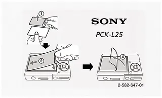 SONY - Protector LCD Cam. Fotog. PCK-L25*