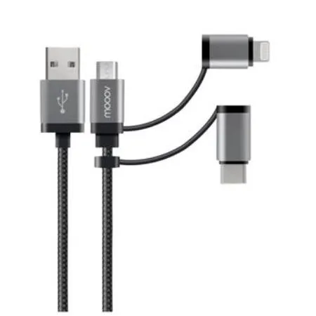 MOOOV - Cabo USB-A 3 em 1 732116