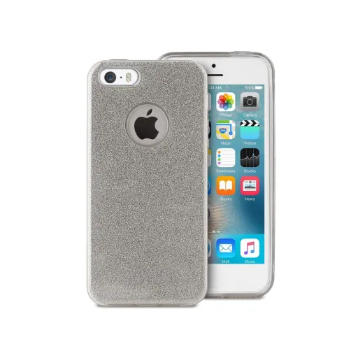 PURO - Capa Glitter IPhone 5|5S|SE IPC5SHINESIL