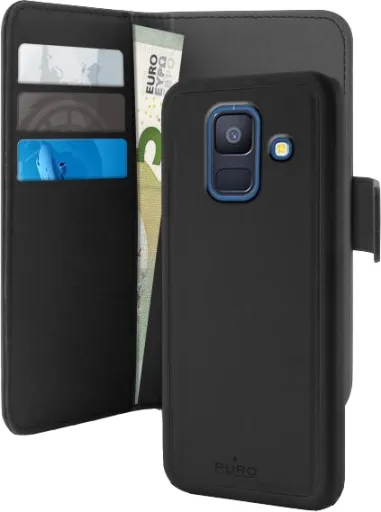 PURO - Capa Galaxy A6 2018 SGA618BOOKC3BLK