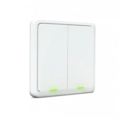 METRONIC - Interruptor Inteligente Wifi Zigbee de 2 Botões 495714