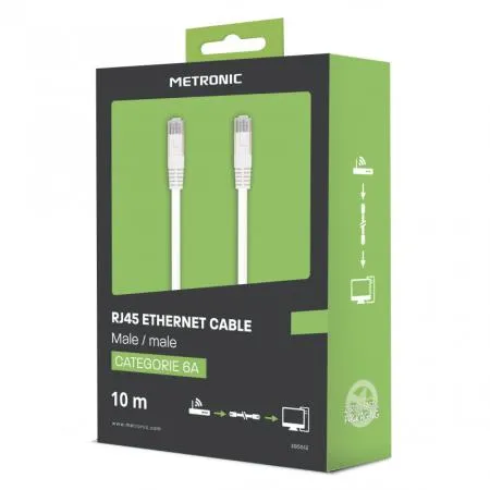 METRONIC - Cabo de Rede M/M RJ45 10m 395512