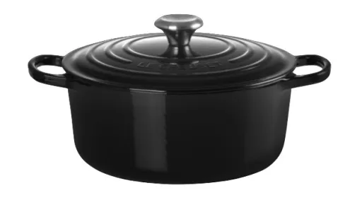 LE CREUSET - Cocotte Red. Preto Brilhante 26 21177261402430