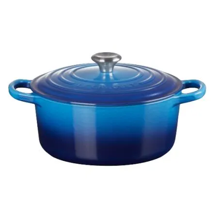 LE CREUSET - Cocotte Red. 22 Azure 21177222202430