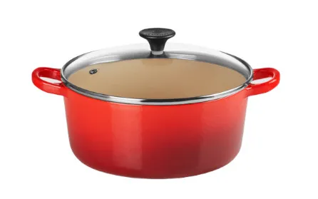 LE CREUSET - Caçarola Red. c/ Tampa Cristal 22 Cereja 27001220602461