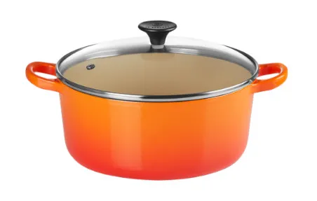 LE CREUSET - Caçarola Red. c/ Tampa Cristal 22 Volcanico 27001220902461