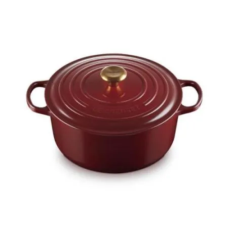 LE CREUSET - Cocotte Red. Signature 28 Garnet 21177289494441