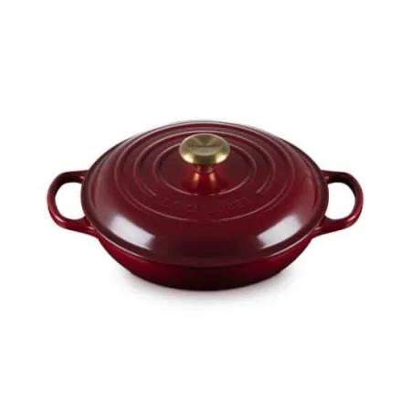 LE CREUSET - Caçarola Baixa Signature 26 Garnet 21180269494441