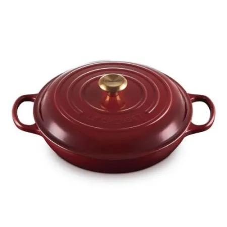 LE CREUSET - Caçarola Baixa Signature 30 Garnet 21180309494441