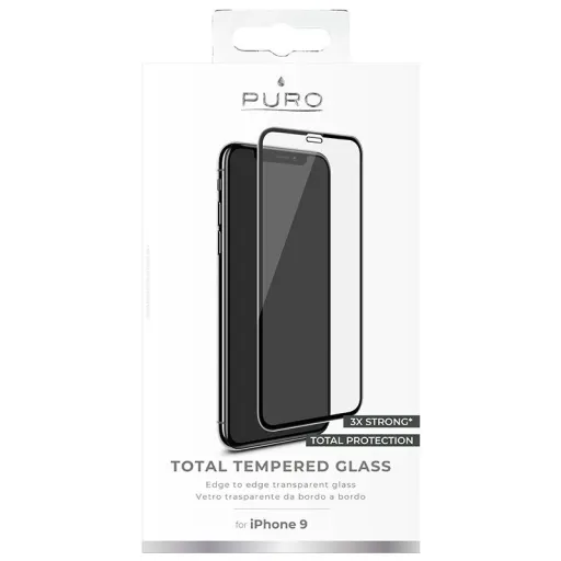 PURO - Vidro Temp. IPhone X 6.1" SDGFSIPHONEX61BLK