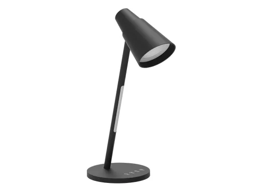 Candeeiro de Escritorio Q-Connect Secretária Abs Tatil 6w 32 LED 360lm Cor Preto