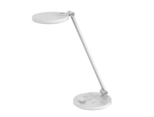 Candeeiro de Escritorio Q-Connect Secretária Profissional Abs 80 Leds 7 W com Interruptor Cor Branco