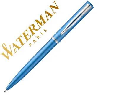 Esferográfica Waterman Allure Lacada Azul em Estojo de Oferta