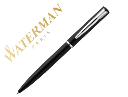 Esferográfica Waterman Allure Lacada Preto em Estojo de Oferta