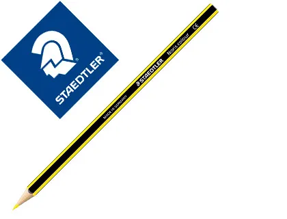 Lápis de Cor Staedtler Wopex Ecologico Amarelo Claro