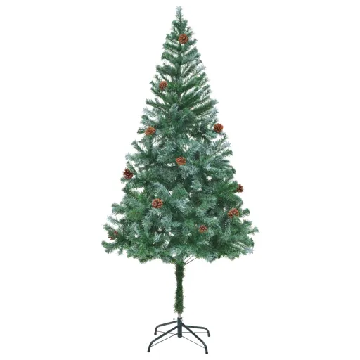 Árvore de Natal Artificial com Pinhas 180 cm