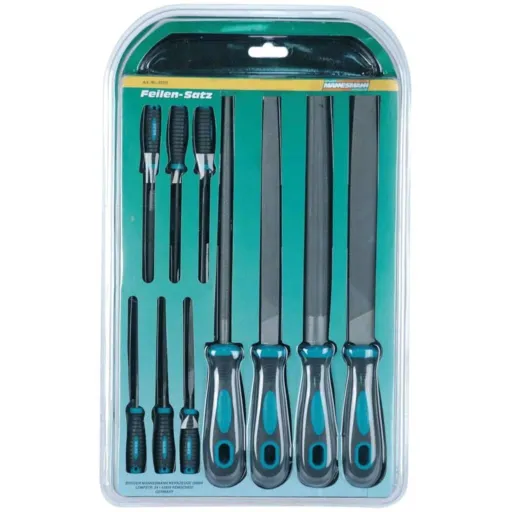 Brüder Mannesmann Conjunto Limas de Engenharia e Agulha   61015 (10 pcs)