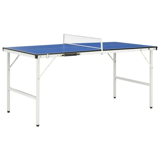 Mesa de Pingue-Pongue com Rede 152x76x66 cm Azul