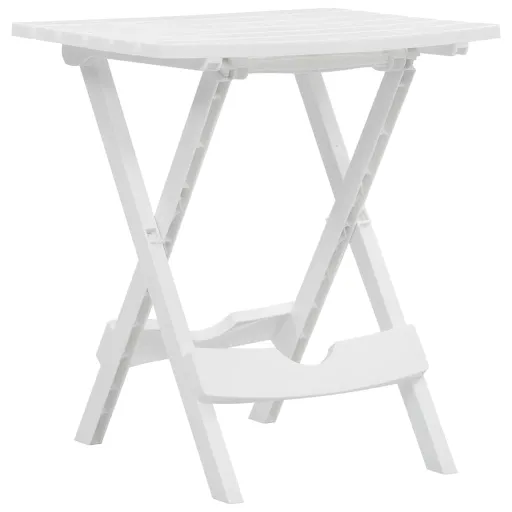 Mesa de Jardim Dobrável 45,5x38,5x50 cm Branco