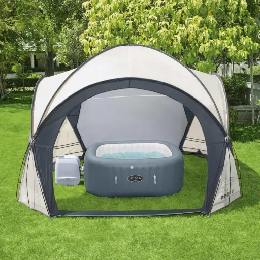 Bestway Lay-Z-Spa Tenda Cúpula Banheiras Hidromassagem 390x390x255 cm