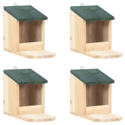 Casas para Esquilos   Madeira de Abeto (4 pcs)