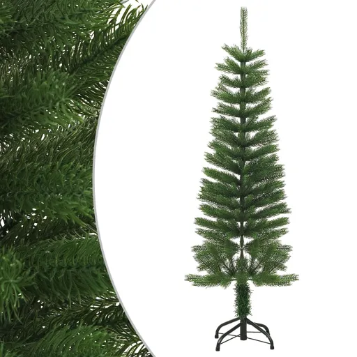 Árvore de Natal Artificial Fina com Suporte PE 120 cm