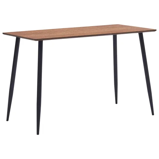 Mesa de Jantar 120x60x75 cm MDF Castanho