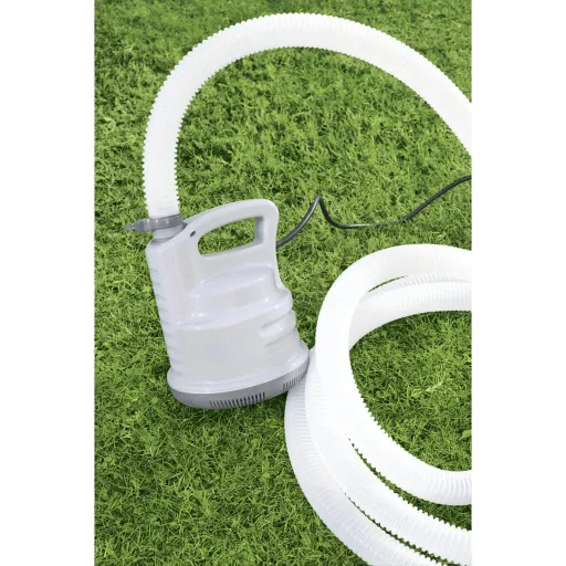 Bestway Bomba para Drenagem de Piscina Branco