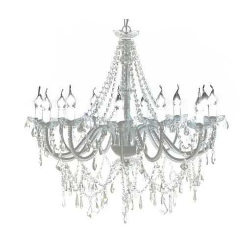 Candelabro com 1600 Cristais