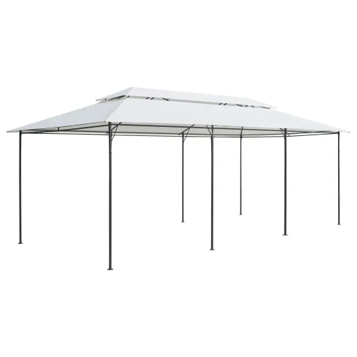 Gazebo 600x298x270 cm 180g/m² Branco