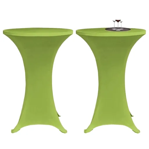 Capa Extensível para Mesa   80 cm Verde (2 pcs)