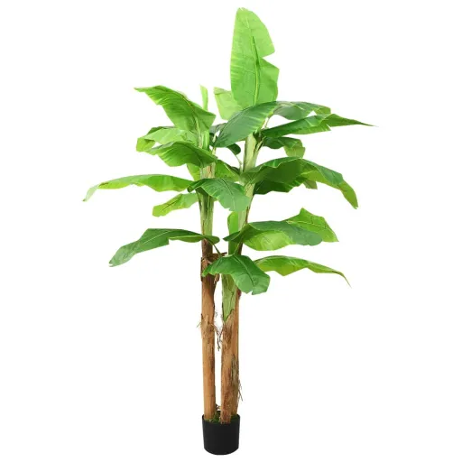 Árvore Bananeira Artificial com Vaso 300 cm Verde