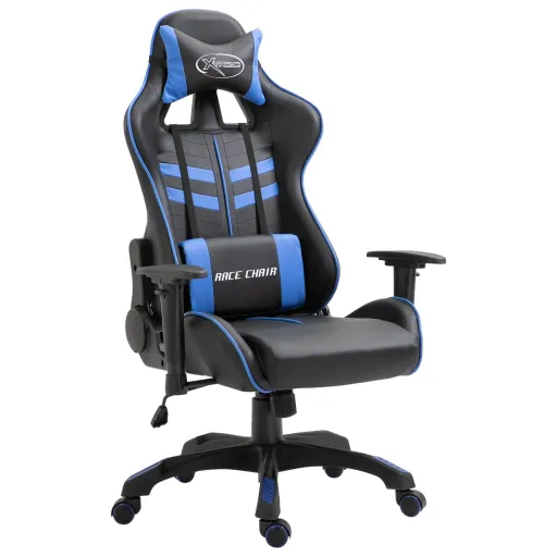 Cadeira de Gaming Couro Artificial Azul