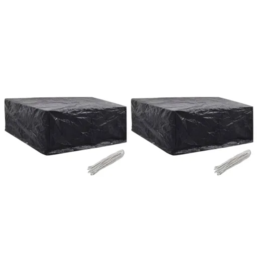 Capas para Mobiliário de Jardim   10 Ilhós 260x260x90 cm (2 pcs)