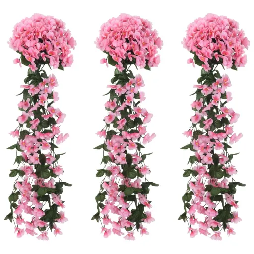 Grinaldas de Flores de Natal   85 cm Rosa (3 pcs)