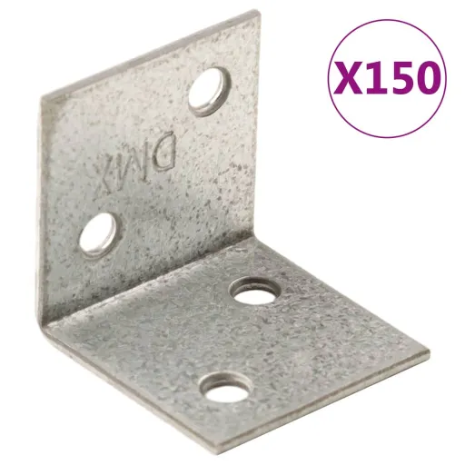 Suportes Angulares   2 mm 30x25x30 mm Aço Galvanizado (150 pcs)