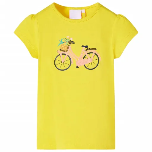 T-Shirt de Criança Amarelo 92