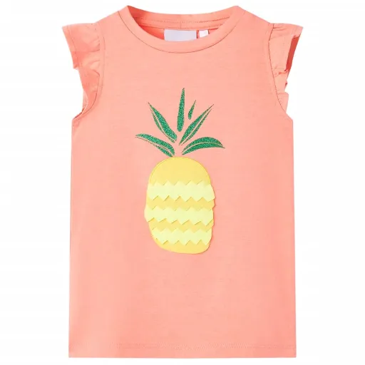 T-Shirt Infantil Coral Néon 92