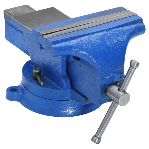 Torno para Bancada 100 mm Ferro Fundido Azul