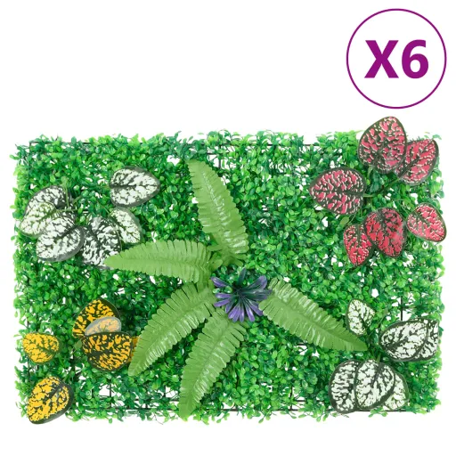 Vedação de Plantas Artificiais   40x60 cm Verde (6 pcs)