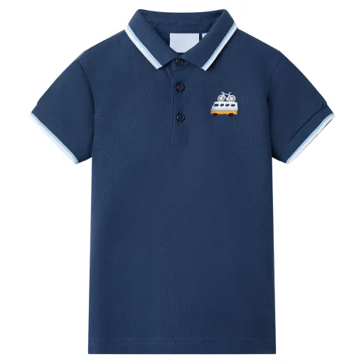 Polo para Criança Azul-Escuro 128