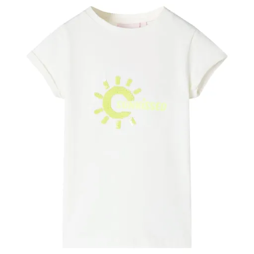 T-Shirt Infantil Cor Cru 128