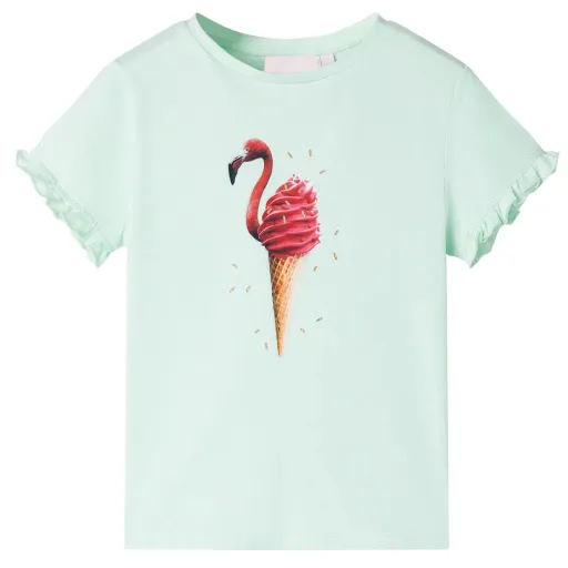 T-Shirt Infantil Menta-Claro 140