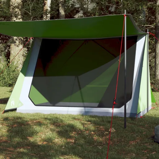 Tenda de Campismo para 2 Pessoas Tecido Impermeável Verde