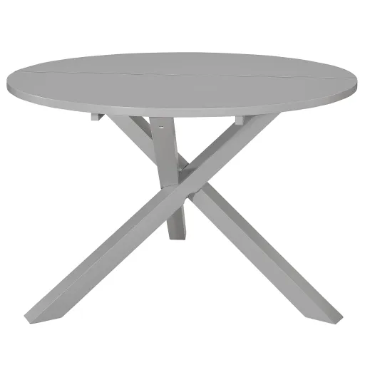 Mesa de Jantar 120x75 cm MDF Cinzento