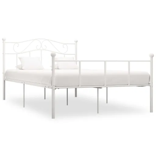 Estrutura de Cama 120x200 cm Metal Branco