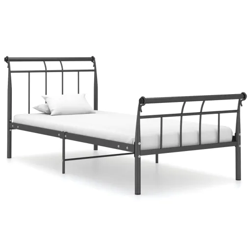 Estrutura de Cama 100x200 cm Metal Preto